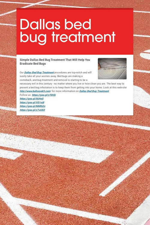 Dallas bed bug treatment