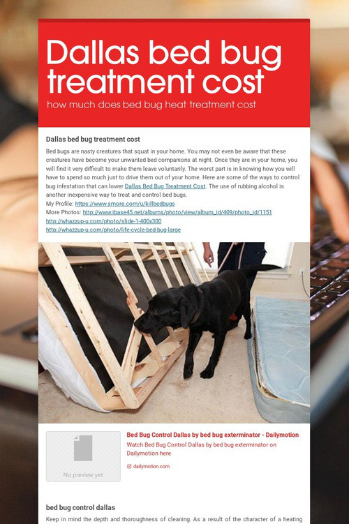 Dallas bed bug treatment cost