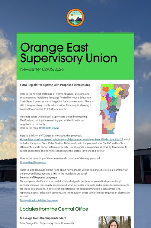 Orange East Supervisory Union