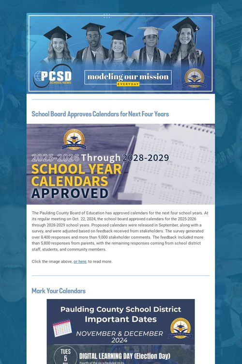 PCSD School News