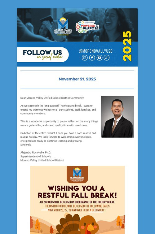 Weekly Update: November 21, 2025