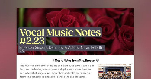 Vocal Music Notes #2.23