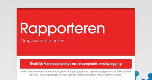 Rapporteren