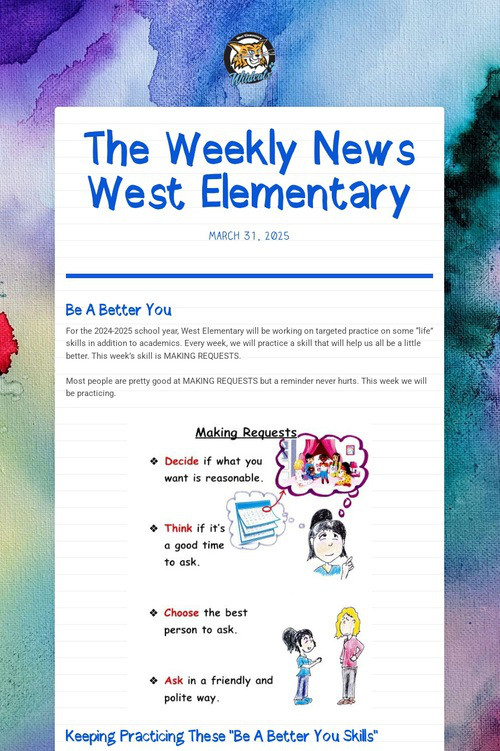 The Weekly News West Elementary