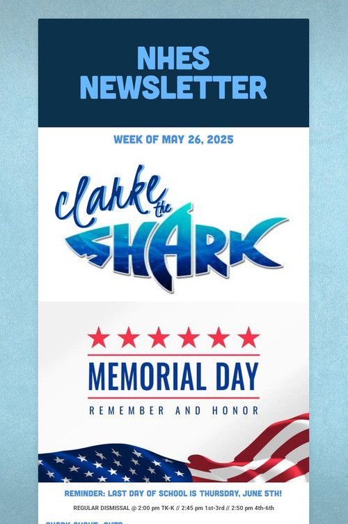 NHES Newsletter