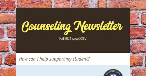 Counseling Newsletter