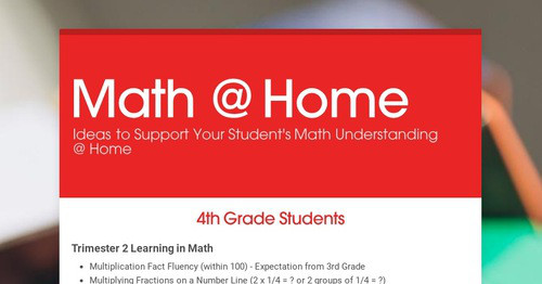 Smore Math Design newsletters to spread the word online | Smore