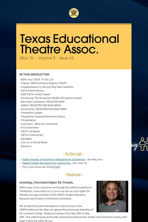 Texas Educational Theatre Assoc.