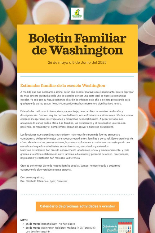 Boletin Familiar de Washington