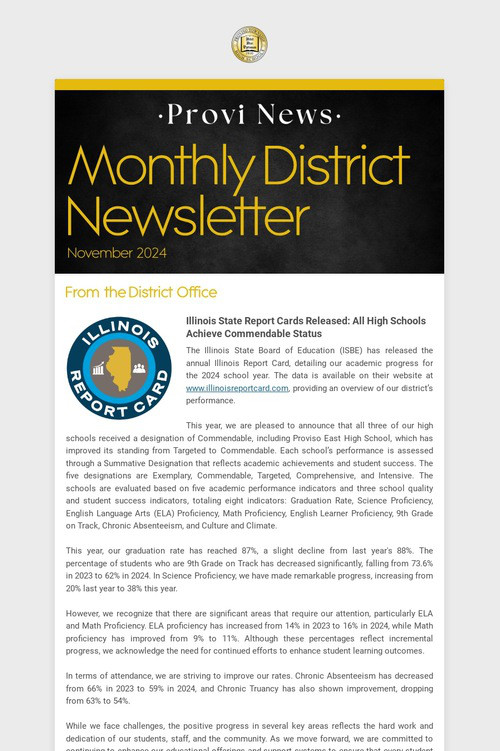 Monthly District Newsletter