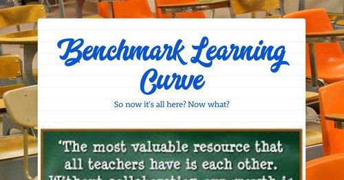 Benchmark Learning Curve | Smore Newsletters