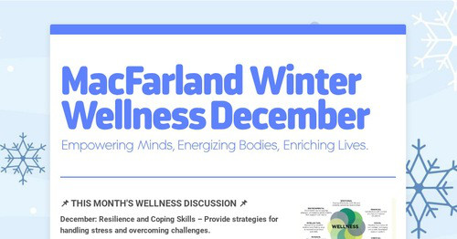 MacFarland Winter Wellness December