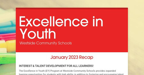 Excellence in Youth