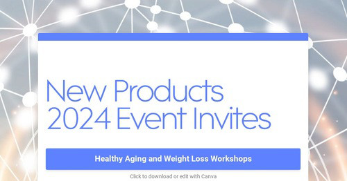 New Products 2023 Event Invites