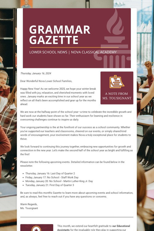 GRAMMAR GAZETTE