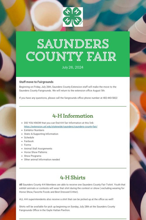 Saunders County Fair