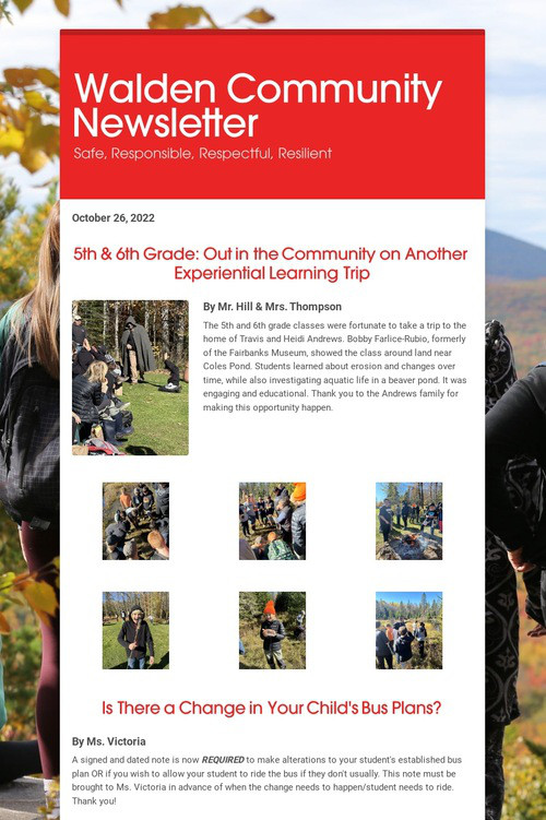 Walden Community Newsletter
