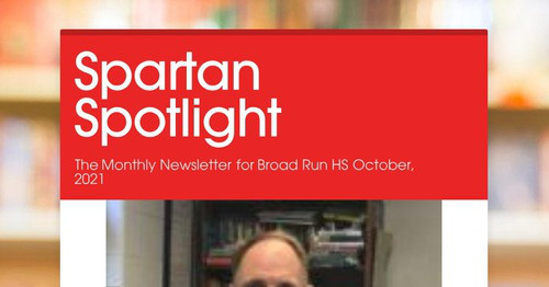 Spartan Spotlight | Smore Newsletters