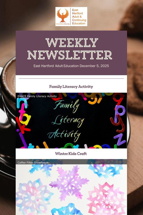 Weekly Newsletter