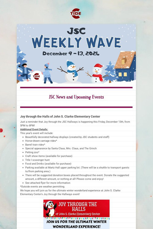 JSC Weekly Wave