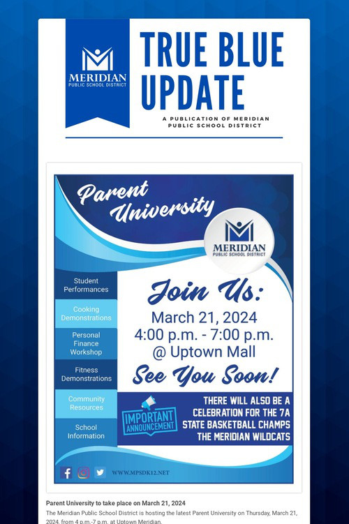 MPSD True Blue Update