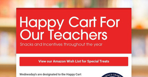 Happy Cart For Our Teachers
