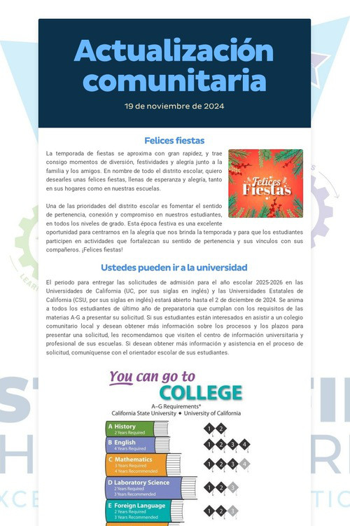 Actualización comunitaria