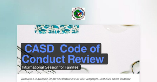 CASD Code of Conduct Review