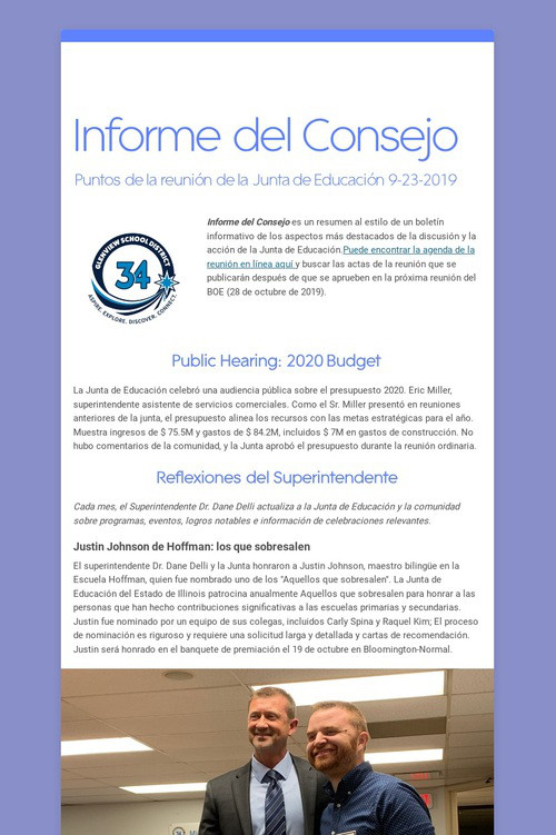 Informe del Consejo