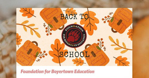 Foundation For Boyertown Education