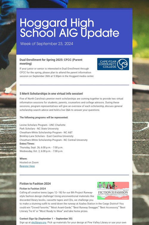 Hoggard High School AIG Update