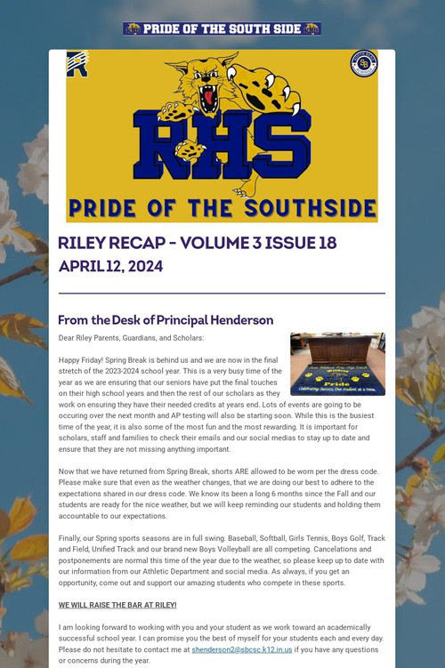 Riley Recap - VOLUME 3 ISSUE 18