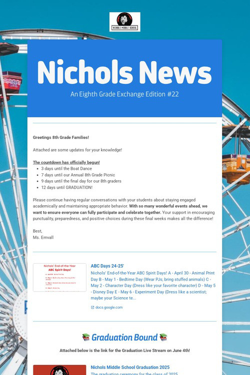 Nichols News