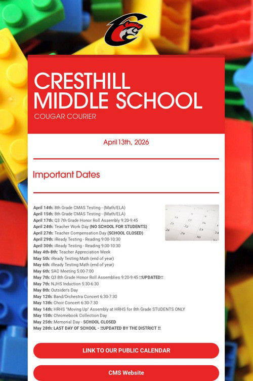CRESTHILL MIDDLE SCHOOL