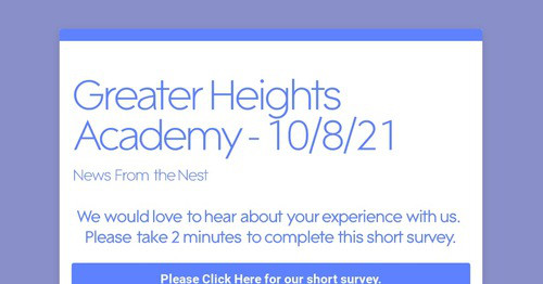 Greater Heights Academy - 10/8/21