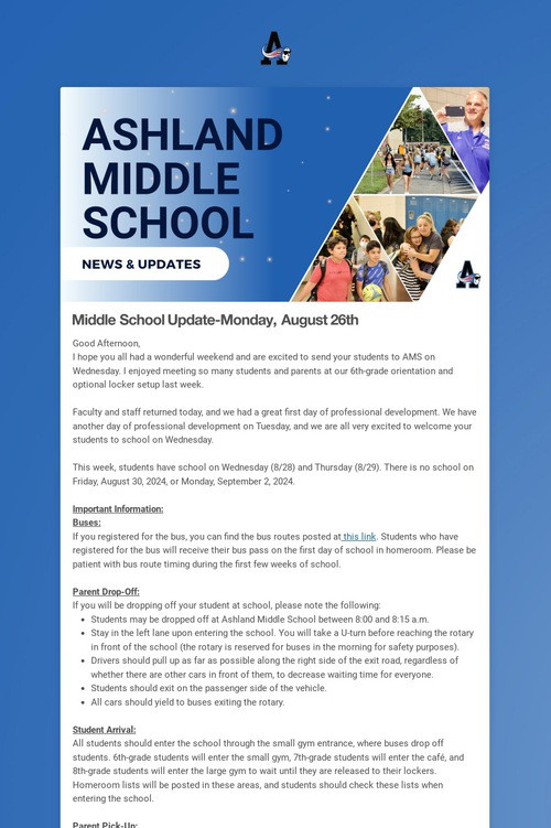 6th Grade Orientation