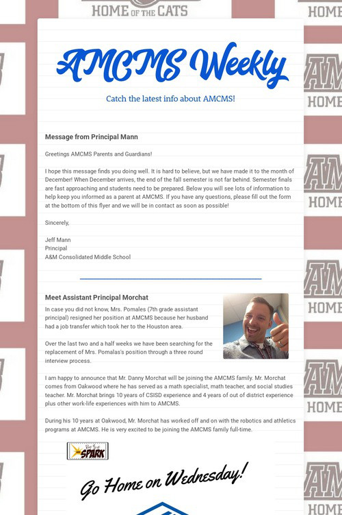 AMCMS Weekly