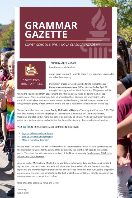 GRAMMAR GAZETTE