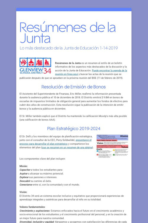 Resúmenes de la Junta