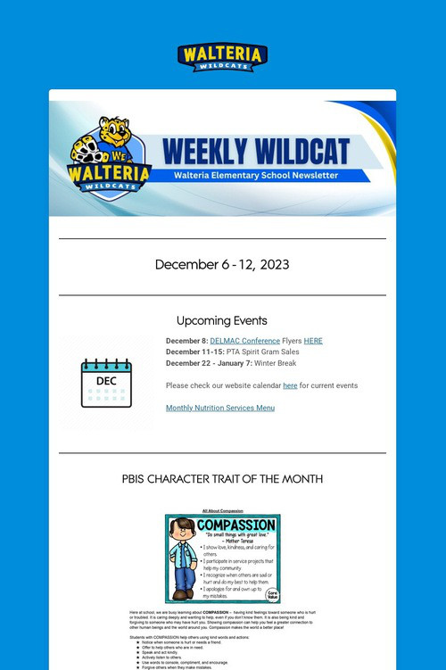 Weekly Wildcat