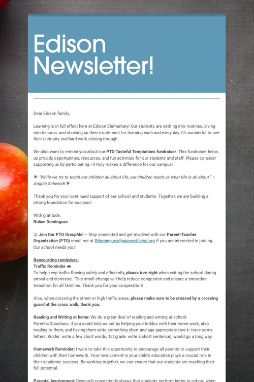 Edison Newsletter!