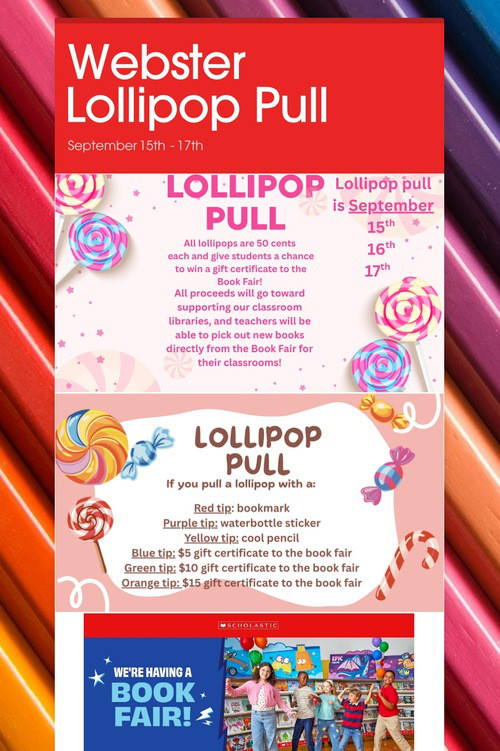 Webster Lollipop Pull