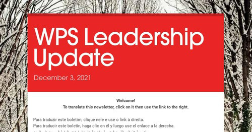 WPS Leadership Update