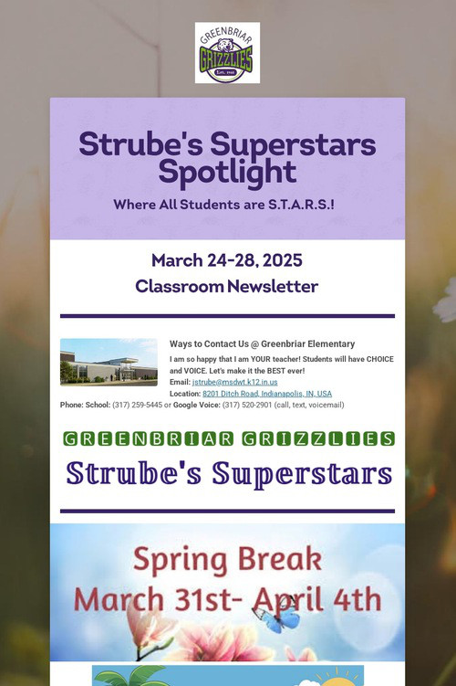 Strube's Superstars Spotlight