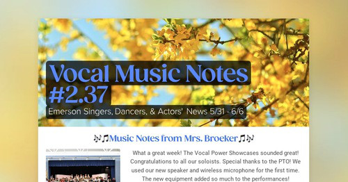Vocal Music Notes #2.37