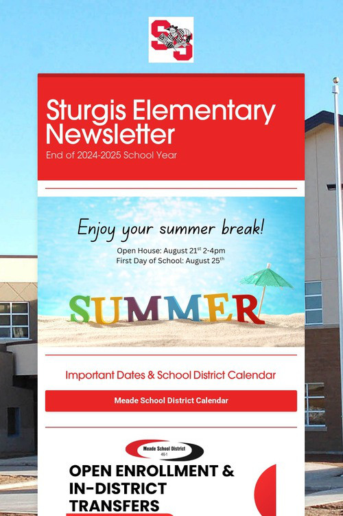 Sturgis Elementary Newsletter