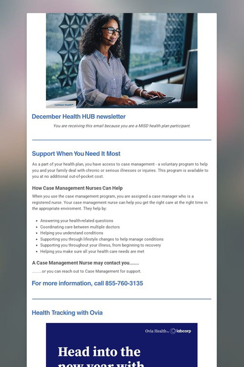 The Health Plan HUB (December)