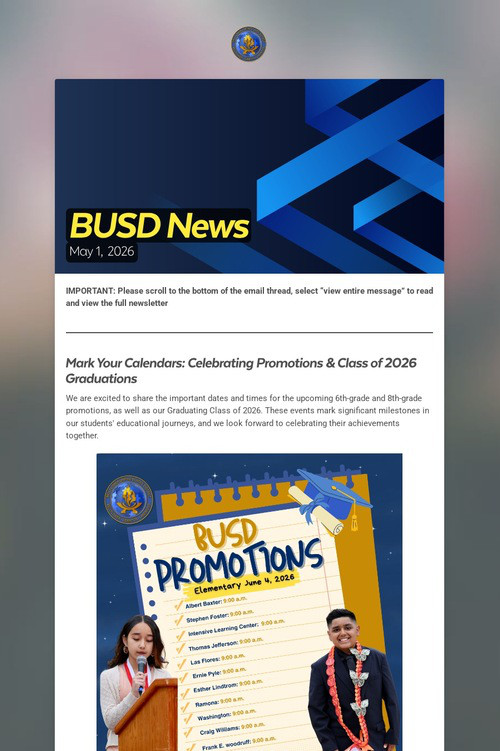 BUSD News