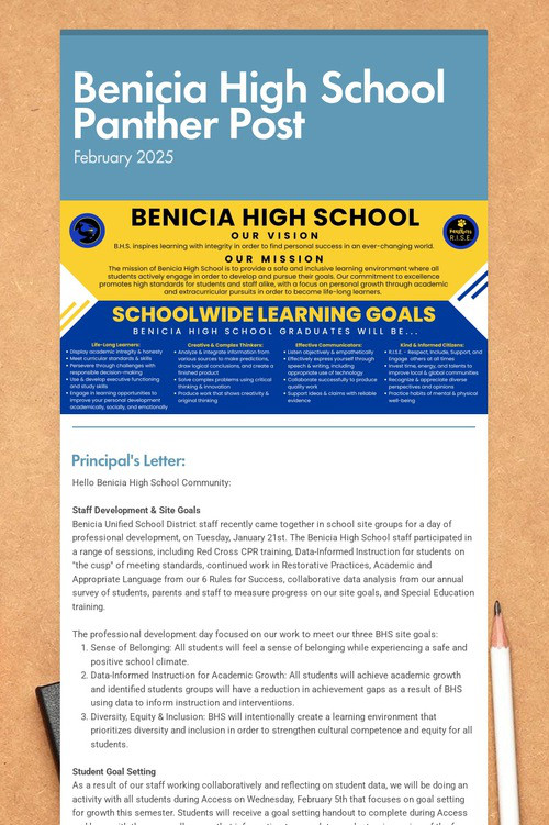 Benicia High School Panther Post