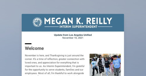 Update from Los Angeles Unified